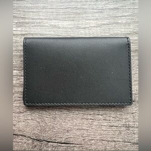 Grain Leather Card Holder / Wallet with Minimalist Design